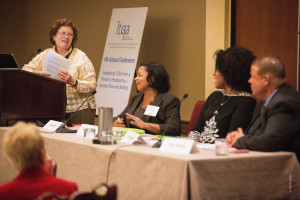 Gail Hunt, Mary Killough, Venesa Day, and Gary Jessee start things off on the first panel 